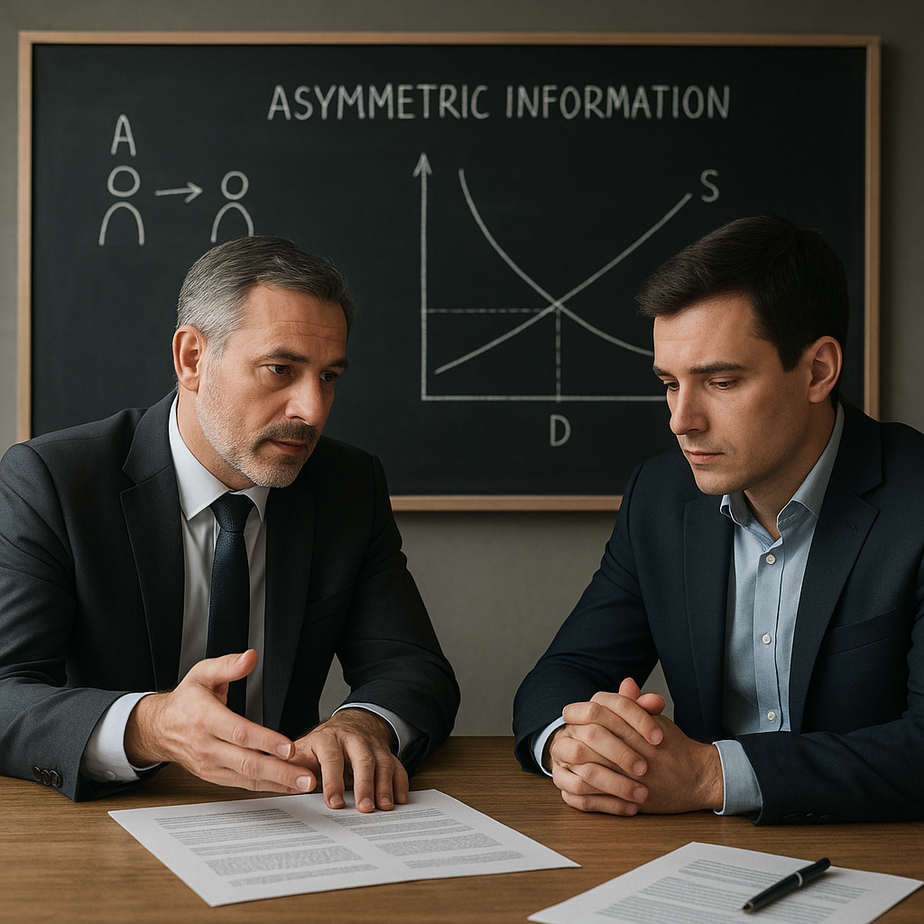 Teoria informacji asymetrycznej – mikroekonomia / teoria gier