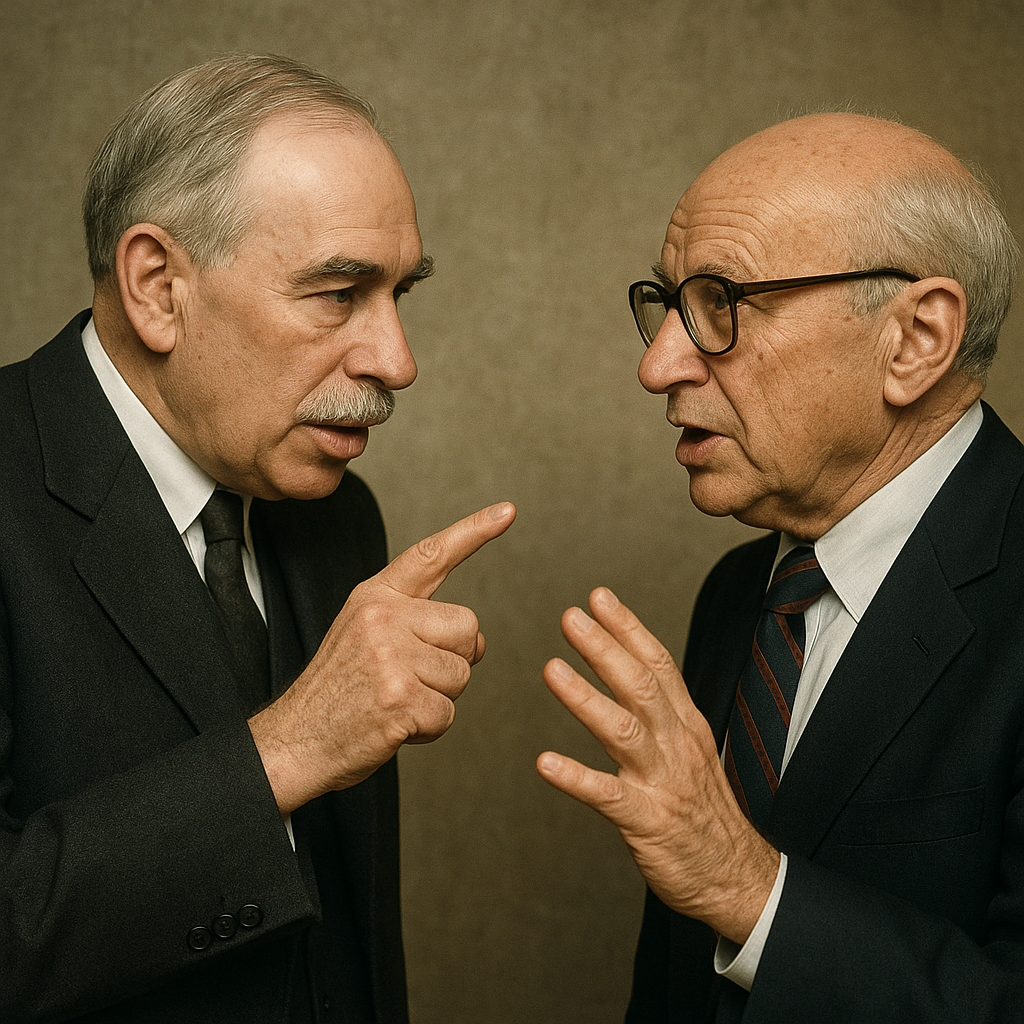 Keynes kontra Friedman – największy spór ekonomiczny XX wieku.