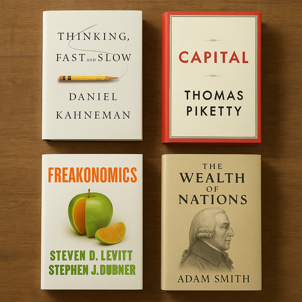 Najważniejsze książki o ekonomii, które warto przeczytać, nawet bez wykształcenia ekonomicznego.