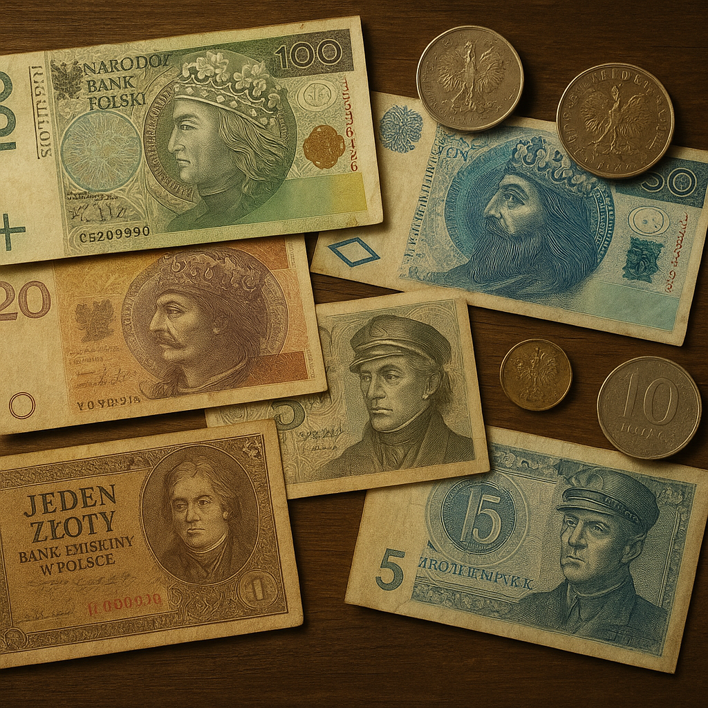 Historia pieniądza w Polsce – od złotego po reformy walutowe.