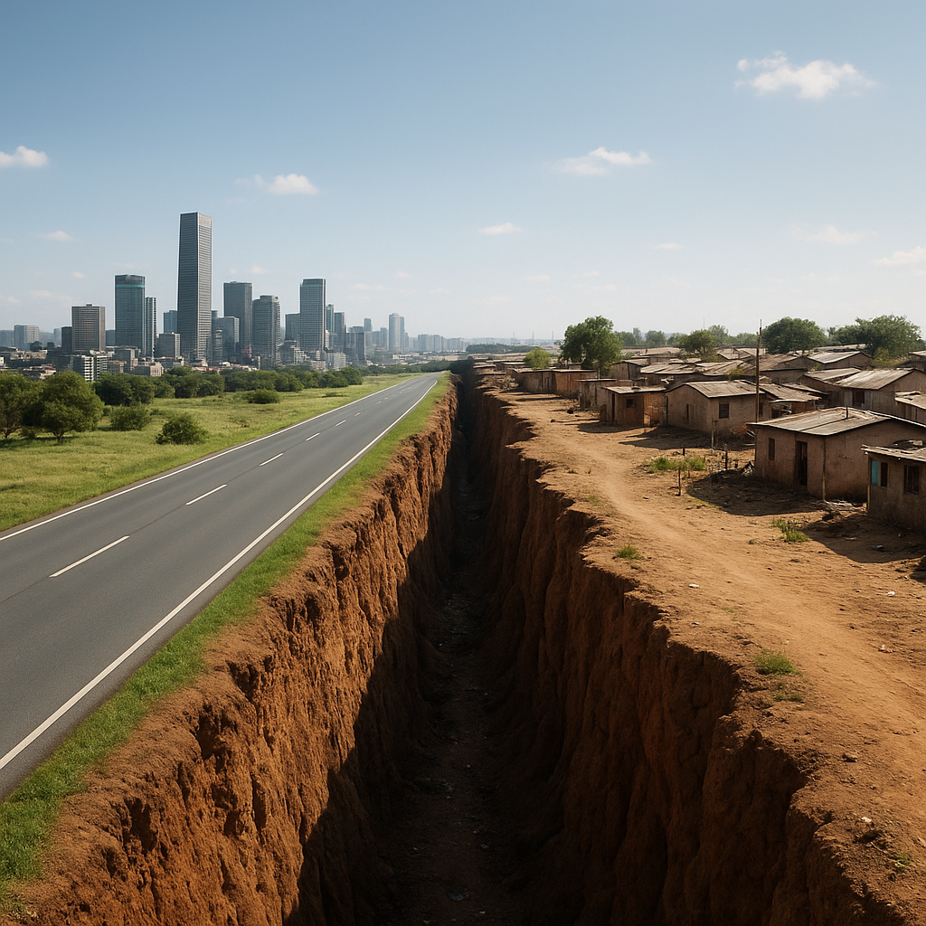 Co to jest luka technologiczna między krajami rozwiniętymi a rozwijającymi się.