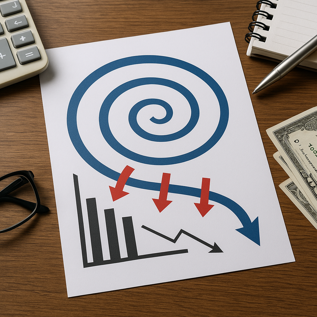 Teoria spirali deflacyjnej – makroekonomia